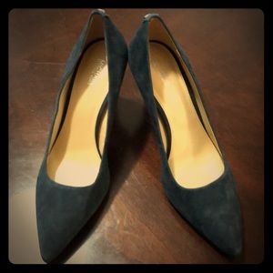 Michael Kors dark blue heels size 8